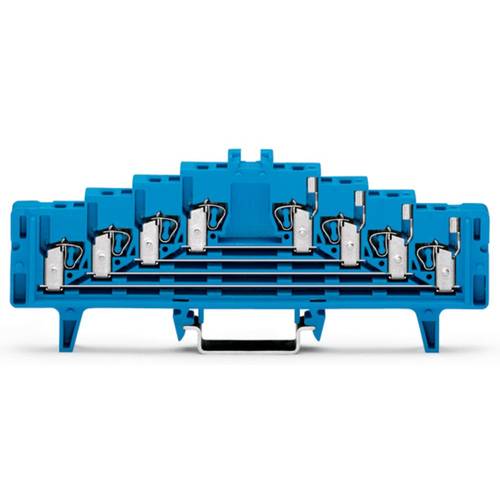 WAGO 727-224 Rangierklemme 7.62 mm Zugfeder Belegung: N Blau 50 St.