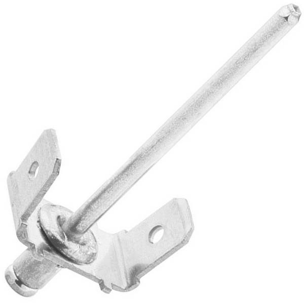 PB Fastener RIVZN 263 Erdanschluss ohne Isolierung Steckbreite: 6.3 mm Steckdicke: 0.8 mm 180 ° Unisoliert Metall 1 St. Single