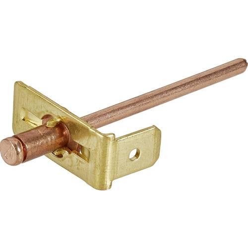 PB Fastener RIV 163 Erdanschluss Steckbreite: 6.3 mm Steckdicke: 0.8 mm 180 ° Unisoliert Metall 1 St.