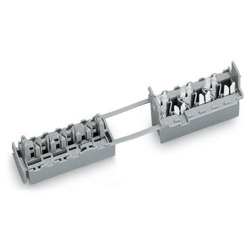 Verbindungsklemme starr: 0.75-1.5 mm² Polzahl: 6 WAGO 50 St. Grau
