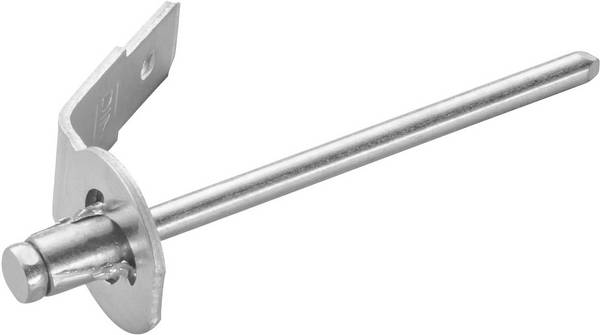 PB Fastener RIVZN 163 Erdanschluss Steckbreite: 6.3 mm Steckdicke: 0.8 mm 180 ° Unisoliert Metall 1 St.