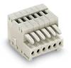 WAGO Buchsengehäuse-Kabel 733 Polzahl Gesamt 6 Rastermaß: 2.50 mm 733-106 100 St.