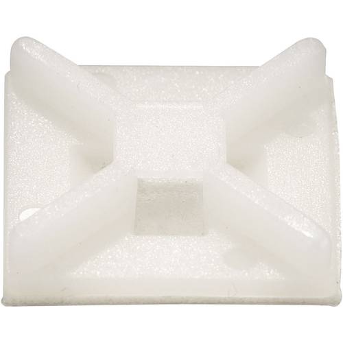 TRU COMPONENTS Befestigungssockel 543234 Bündel-Ø-Bereich 17 mm (max) 4fach einfädeln Transparent 50 St.