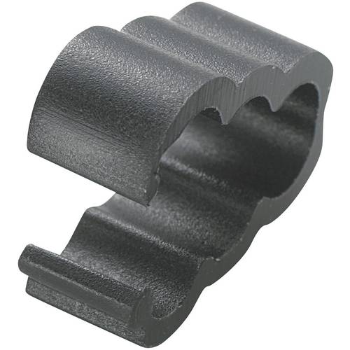 TRU COMPONENTS TC-RC-34203 Befestigungsschelle schraubbar 1593105 Bündel-Ø-Bereich 4.10 mm (max) Schwarz 1 St.