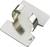 Metallischer Clips mit gebogenem Design, verwendet zur Befestigung oder Verbindung von Komponenten.