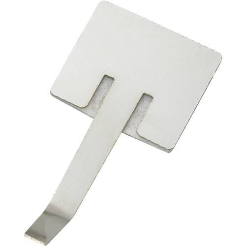 Thumbnail - TRU COMPONENTS Befestigungsschelle selbstklebend 543655 Bündel-Ø-Bereich 6 mm (max) Silber 1 St.