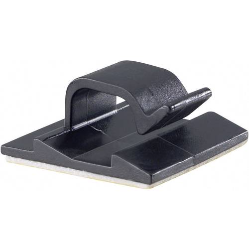 PB Fastener 5433-SW Kabelclip selbstklebend 5433-SW Bündel-Ø-Bereich 8 mm (max) Schwarz 1 St.