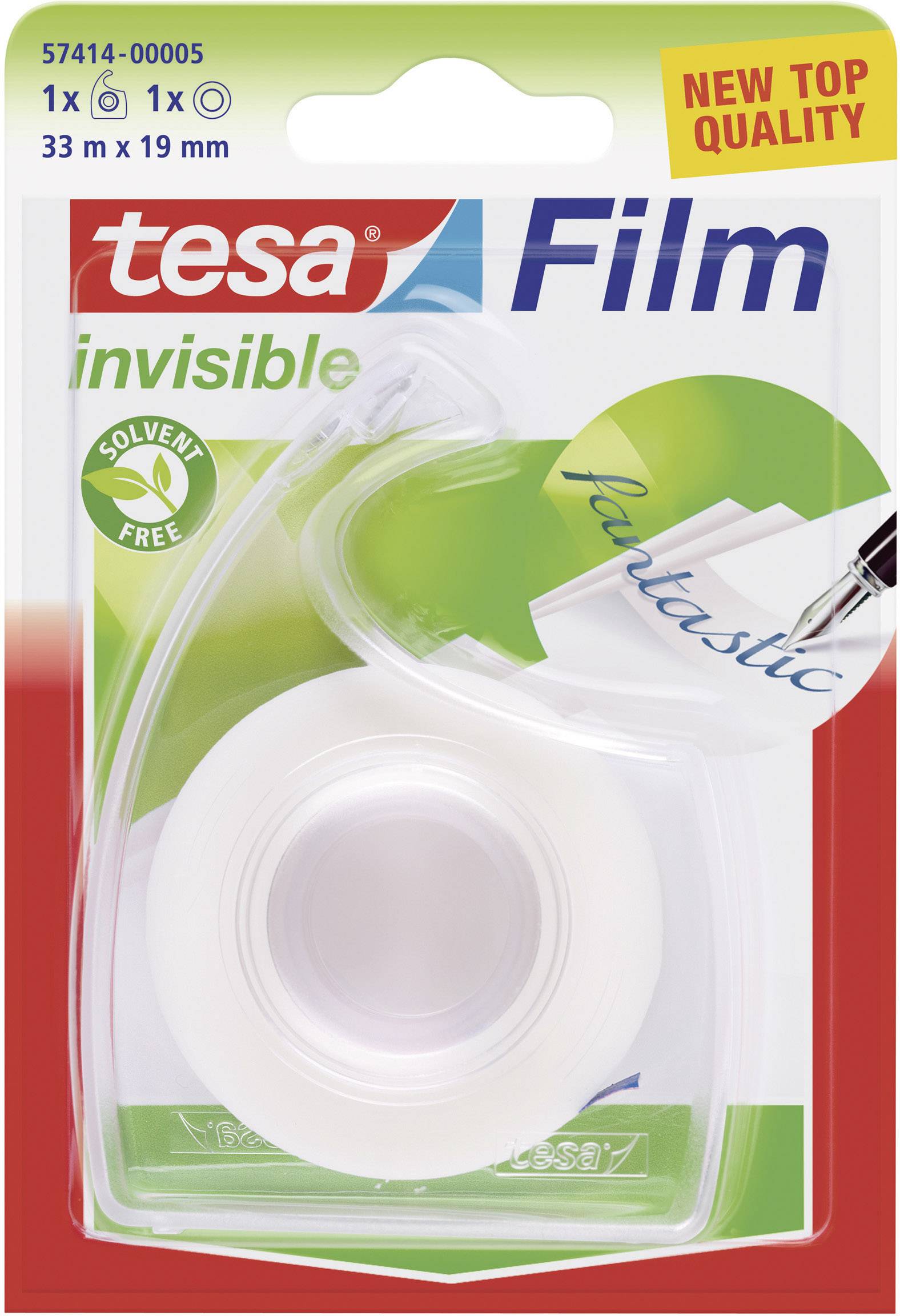 tesa 57414-00005-03 tesafilm Invisible Transparent (L x B) 33 m x 19 mm 1 St.