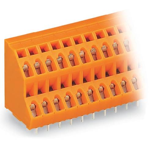 WAGO 736-316 Doppelstockklemme 2.50 mm² Polzahl 32 Orange 21 St.