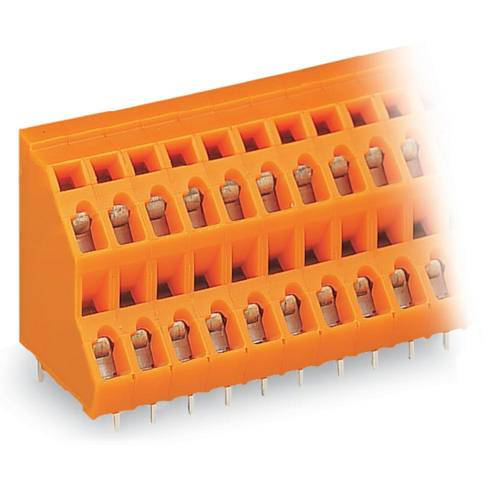 WAGO 736-402 Doppelstockklemme 2.50 mm² Polzahl 4 Orange 161 St.