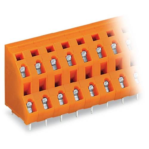 WAGO 736-616 Doppelstockklemme 2.50 mm² Polzahl 32 Orange 14 St.