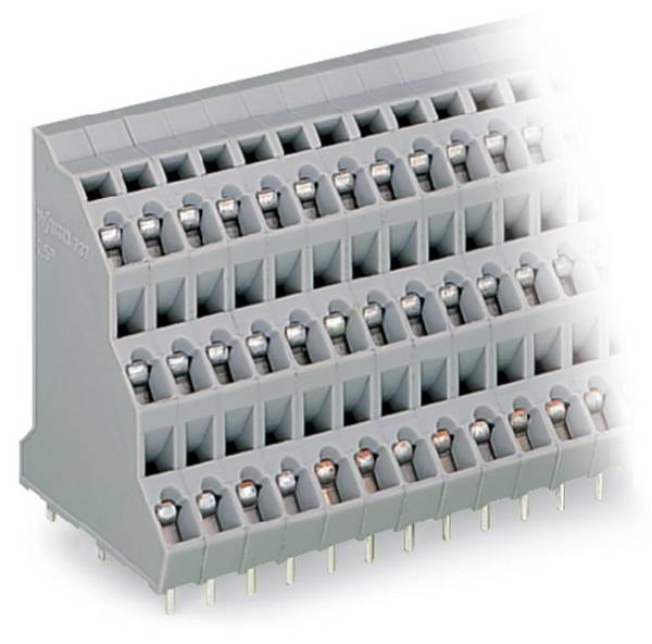 WAGO 737-103 Dreistockklemme 2.50 mm² Polzahl 9 Grau 64 St.