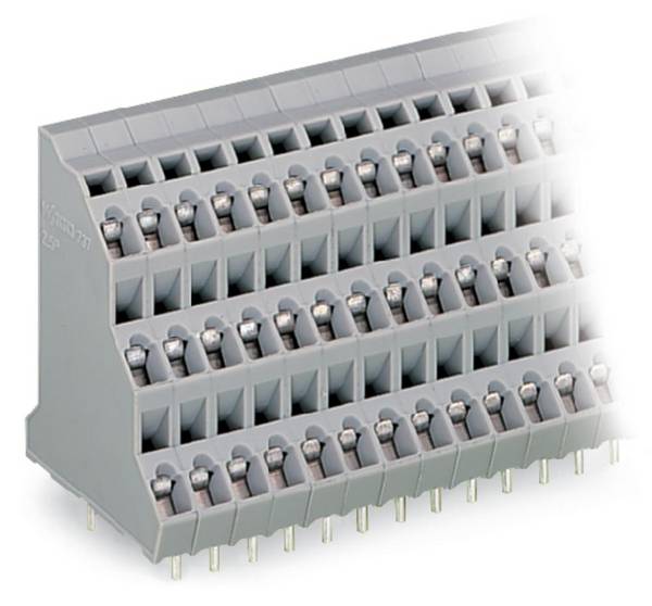 WAGO 737-216 Dreistockklemme 2.50 mm² Polzahl 48 Grau 12 St.