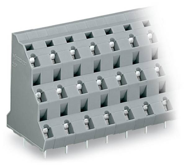 WAGO 737-762 Dreistockklemme 2.50 mm² Polzahl 36 Grau 8 St.