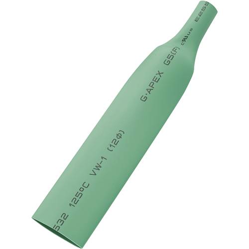 TRU COMPONENTS 1565145 Schrumpfschlauch ohne Kleber Grün 25 mm 12.50 mm Schrumpfrate:2:1 5 m