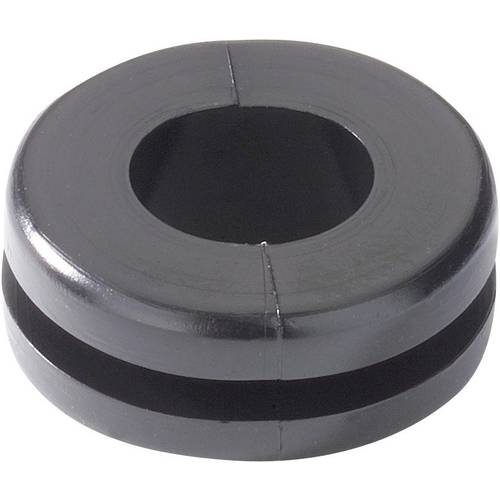 HellermannTyton HV1303-PVC-BK-M1 Klemm-Ø (max.) 8 mm Plattenstärke (max.) 1.6 mm PVC Schwarz 1 St.