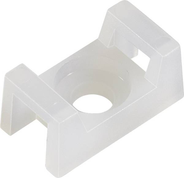 TRU COMPONENTS TC-HC1S203 Befestigungssockel schraubbar 1593056 Weiß 1 St.