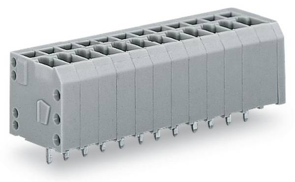 WAGO 739-302 Federkraftklemmblock 1.50 mm² Polzahl 2 Grau 560 St.