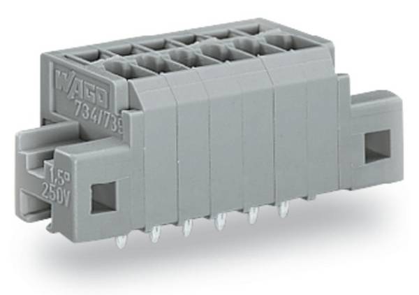 WAGO 739-303/001-000 Federkraftklemmblock 1.50 mm² Polzahl 3 Grau 180 St.
