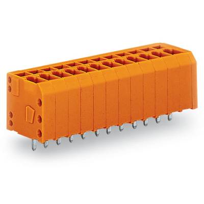WAGO 739-339 Federkraftklemmblock 1.50 mm² Polzahl (num) 9 Orange 120 St. 
