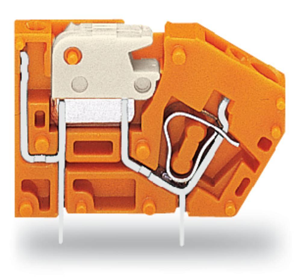 WAGO Federkraftklemmblock Orange WAGO 742-106 Inhalt: 384 St.