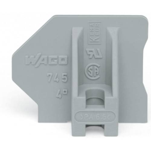 WAGO 745-145 Endplatte Grau 100 St.