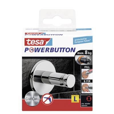 tesa 59322 tesa® Powerbutton Universal (Ø x T) 42 mm x 40 mm  Inhalt: 1 St.