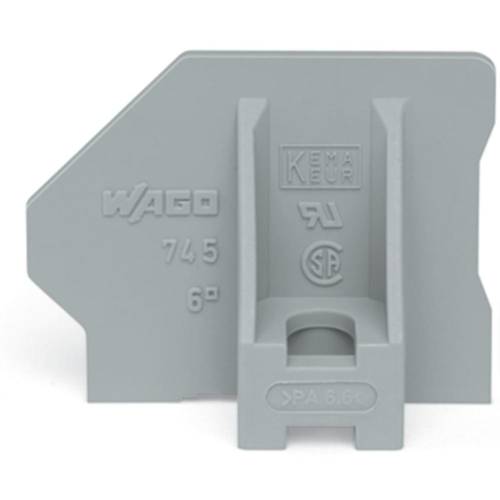 WAGO 745-345 Endplatte Grau 50 St.