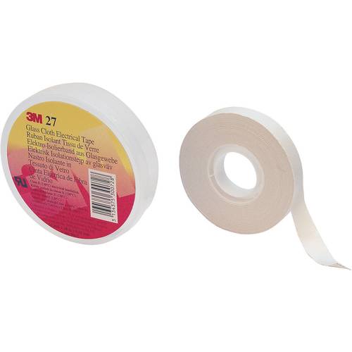 3M SCOTCH27U-12X20 Gewebeklebeband Scotch® 27 Weiß (L x B) 20 m x 12 mm 1 St.
