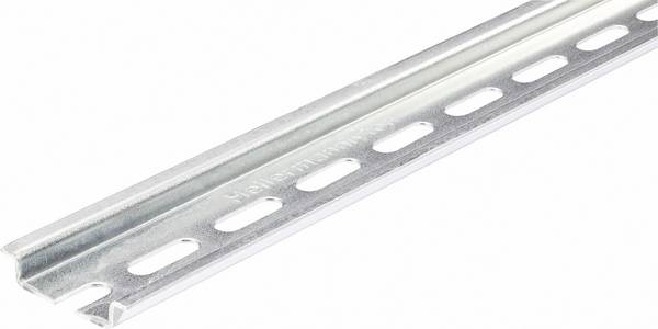 HellermannTyton DELTA3F-ST-GEL-WC 181-47260 Hutschiene gelocht Stahlblech 2000 mm 1 St.