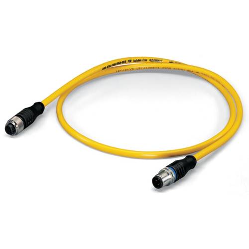 Thumbnail - WAGO 756-1305/060-002 Sensor-/Aktor-Datensteckverbinder, konfektioniert M12 Stecker, gerade, Buchse, gerade 20.00 cm Pol...