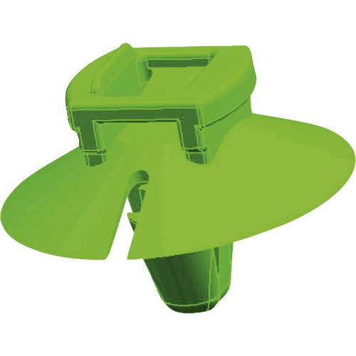 HellermannTyton 156-01697 T50RSFT6,5-HS-BK-D1 Kabelbinder 200 mm 4.60 mm Schwarz mit Spreizanker und Teller 1 St.