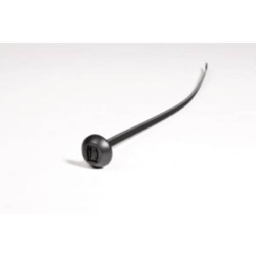 HellermannTyton 150-47595 BHT375M-HS-BK-G1 Kabelbinder 375 mm 7.60 mm Schwarz für Einlochmontage 1 St.