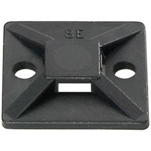 HellermannTyton 151-28320 Befestigungssockel selbstklebend, schraubbar 151-28320 4fach einfädeln, halogenfrei, UV-stabil...