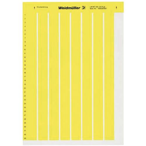 Thumbnail - Weidmüller 1686401687-1 LM MT300 26X10 GE Kabel-Etikett LaserMark 10 x 26 mm Farbe Beschriftungsfeld: Gelb Anzahl Etiket...
