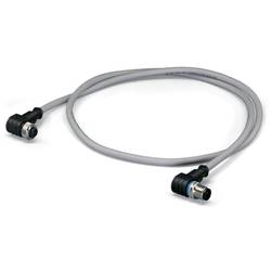 WAGO 756-3106/040-003 Sensor-/Aktor-Datensteckverbinder, konfektioniert M12 Stecker, gewinkelt, Buchse, gewinkelt 30.00 cm Polzahl Sensoren: 4 1 St.