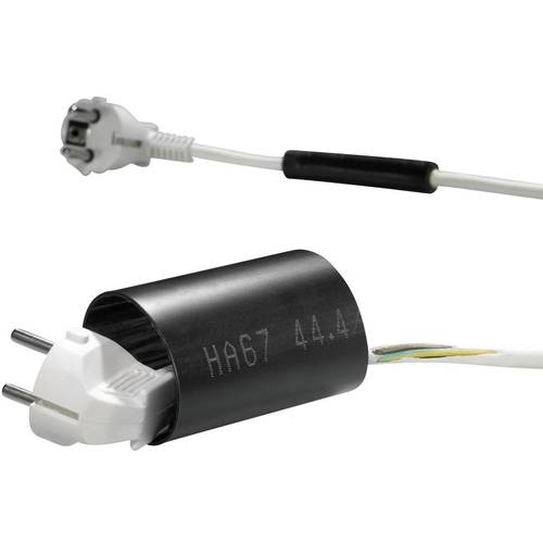 HellermannTyton 321-30100 Schrumpfschlauch mit Kleber Schwarz 33 mm 5.50 mm Schrumpfrate:6:1 1.22 m