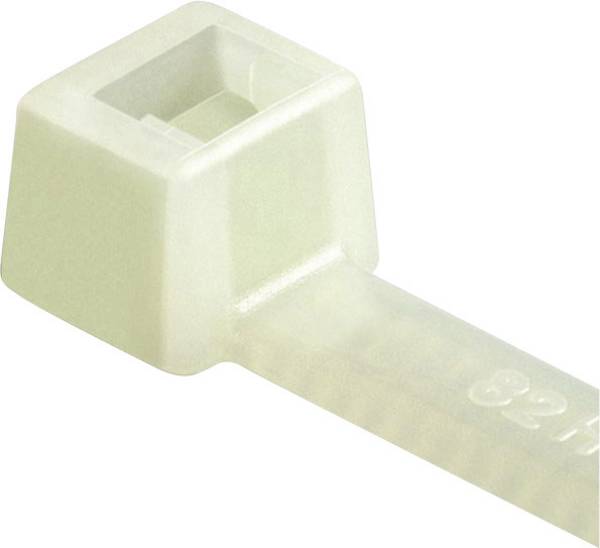 HellermannTyton 111-03219 T30R-PA66-NA-C1 Kabelbinder 150 mm 3.50 mm Natur Hitzestabilisiert 100 St.