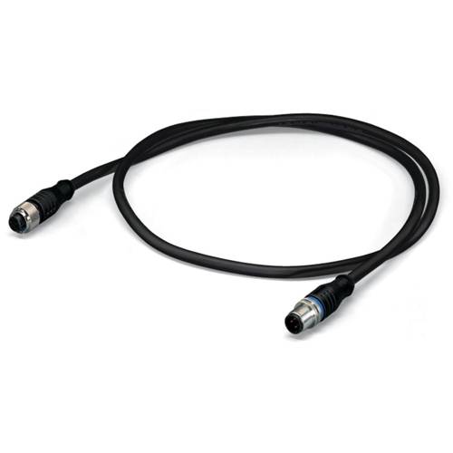 WAGO 756-5401/030-010 Sensor-/Aktor-Steckverbinder, konfektioniert M12 Stecker, gerade, Buchse, gerade 1.00 m Polzahl Se...