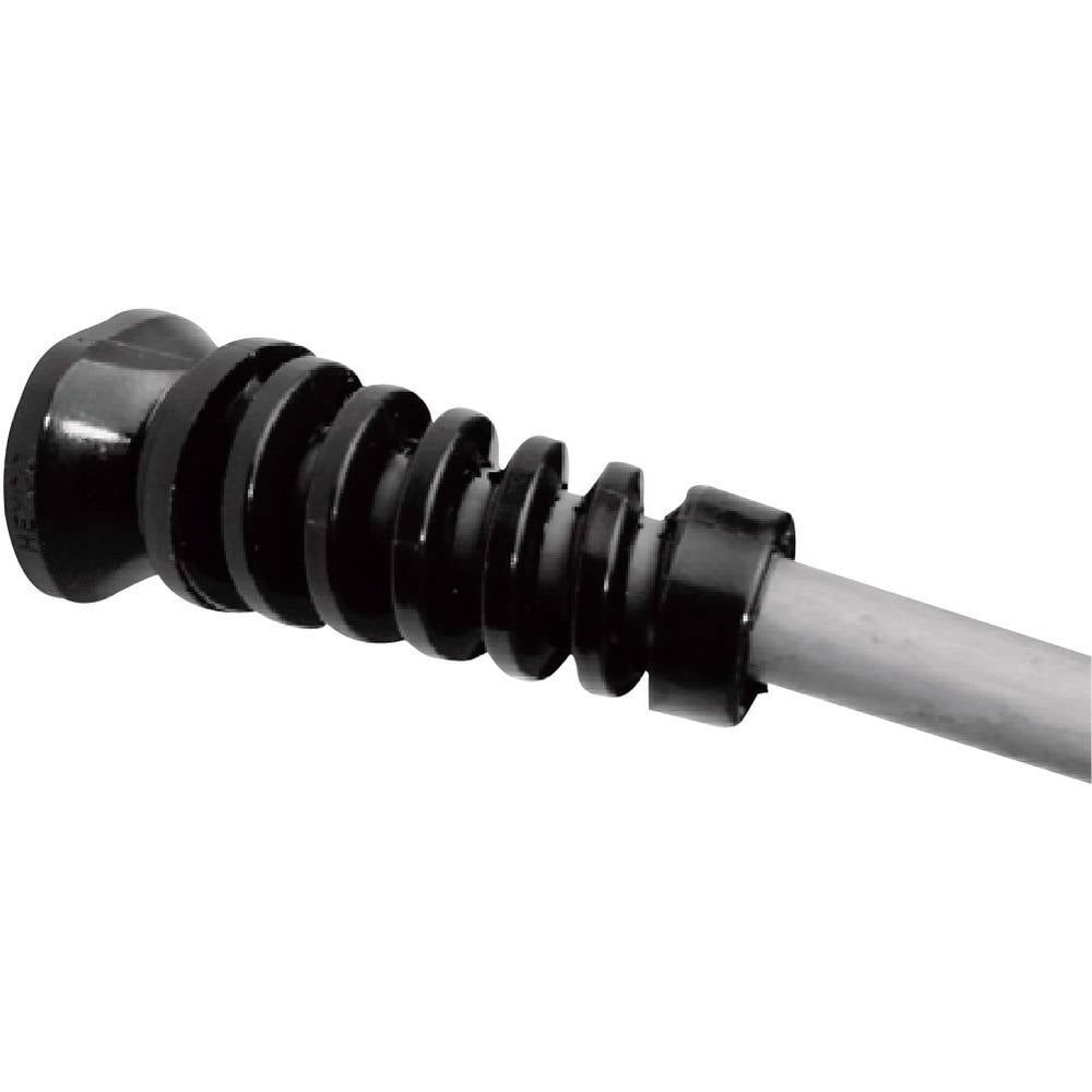 PB Fastener Trekontlasting met knikbescherming Voor kabel-Ø 8.0 9.1 mm PA 6,6 Zwart