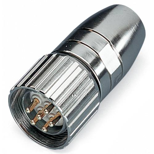 WAGO 756-9601/060-000 Sensor-/Aktor-Steckverbinder, unkonfektioniert M23 Stecker, gerade Polzahl Sensoren: 6 1 St.