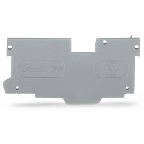 WAGO 769-307 Abschluss- und Trennplatte Grau 100 St.
