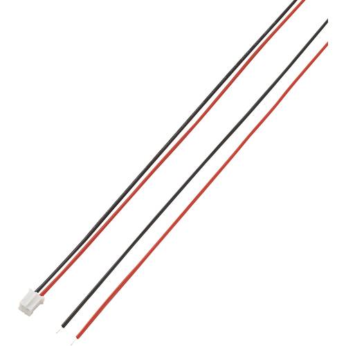 TRU COMPONENTS Konfektionierte Litze Polzahl Gesamt 2 Rastermaß: 2 mm 1 St.