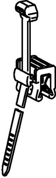 Ein Lineal, das an einem Linealhalter befestigt ist. Es zeigt Längenmessungen an und dient zum präzisen Messen in technischen Zeichnungen.