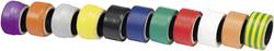 Sada elektrikářských pásek TRU COMPONENTS 541611-11S 1564125, (d x š) 2.7 m x 19 mm, fialová, oranžová, šedá, žlutá, černá, modr