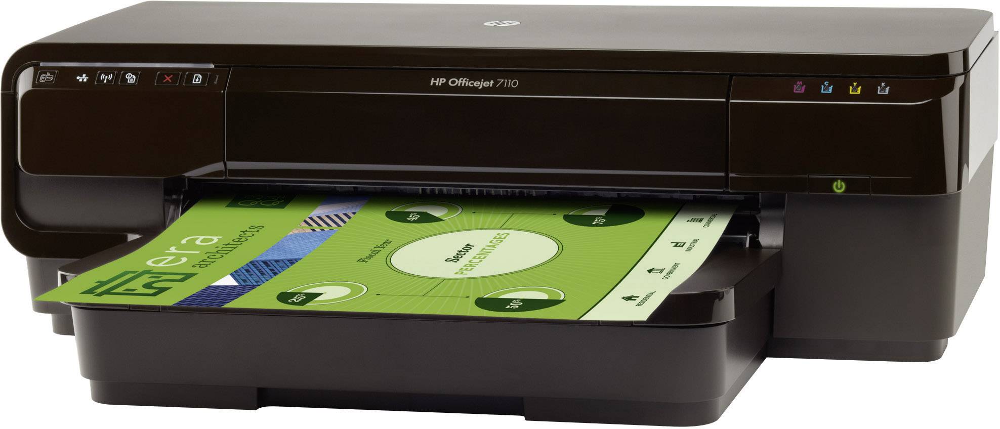 HP OfficeJet 7110 Wide Format e-Printer Drucker Tintenstrahl Farbe A3+ LAN, WLAN-1