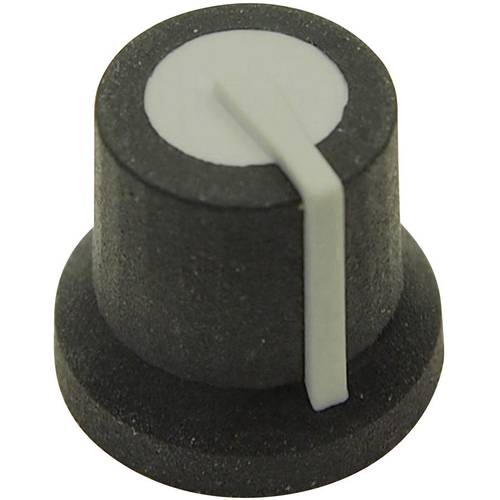 Cliff CL170825BR CL170825BR Drehknopf Schwarz, Grau (Ø x H) 16.8 mm x 14.5 mm 1 St.