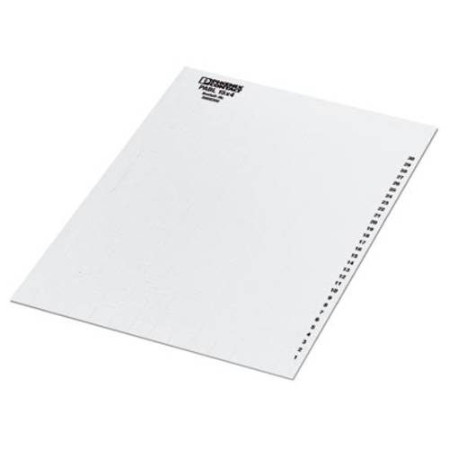 Phoenix Contact 0808260 PABL 15X4 Leitermarkierer Montage-Art: aufschieben Beschriftungsfläche: 4 x 15 mm Weiß 10 St.