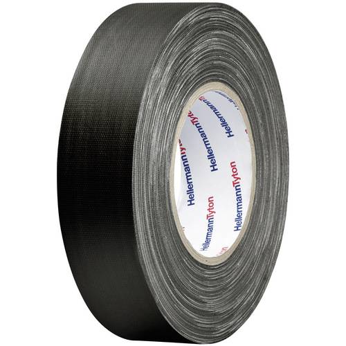 HellermannTyton HTAPE-TEX-BK-19X10 712-00204 Gewebeklebeband HelaTape Tex Schwarz (L x B) 10 m x 19 mm 1 St.