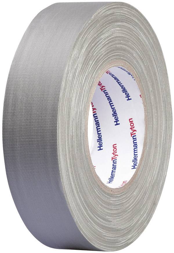 HellermannTyton HTAPE-TEX-GY-19x50 712-00506 Gewebeklebeband HelaTape Tex Grau (L x B) 50 m x 19 mm 1 St.